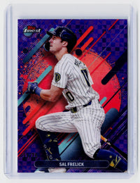 2025 Topps Finest Baseball Sal Frelick Milwaukee Brewers #282 Rare - front