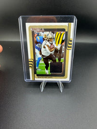 2025 Panini Donruss Threads Alvin Kamara Memorabilia Card DTH-AKA - front