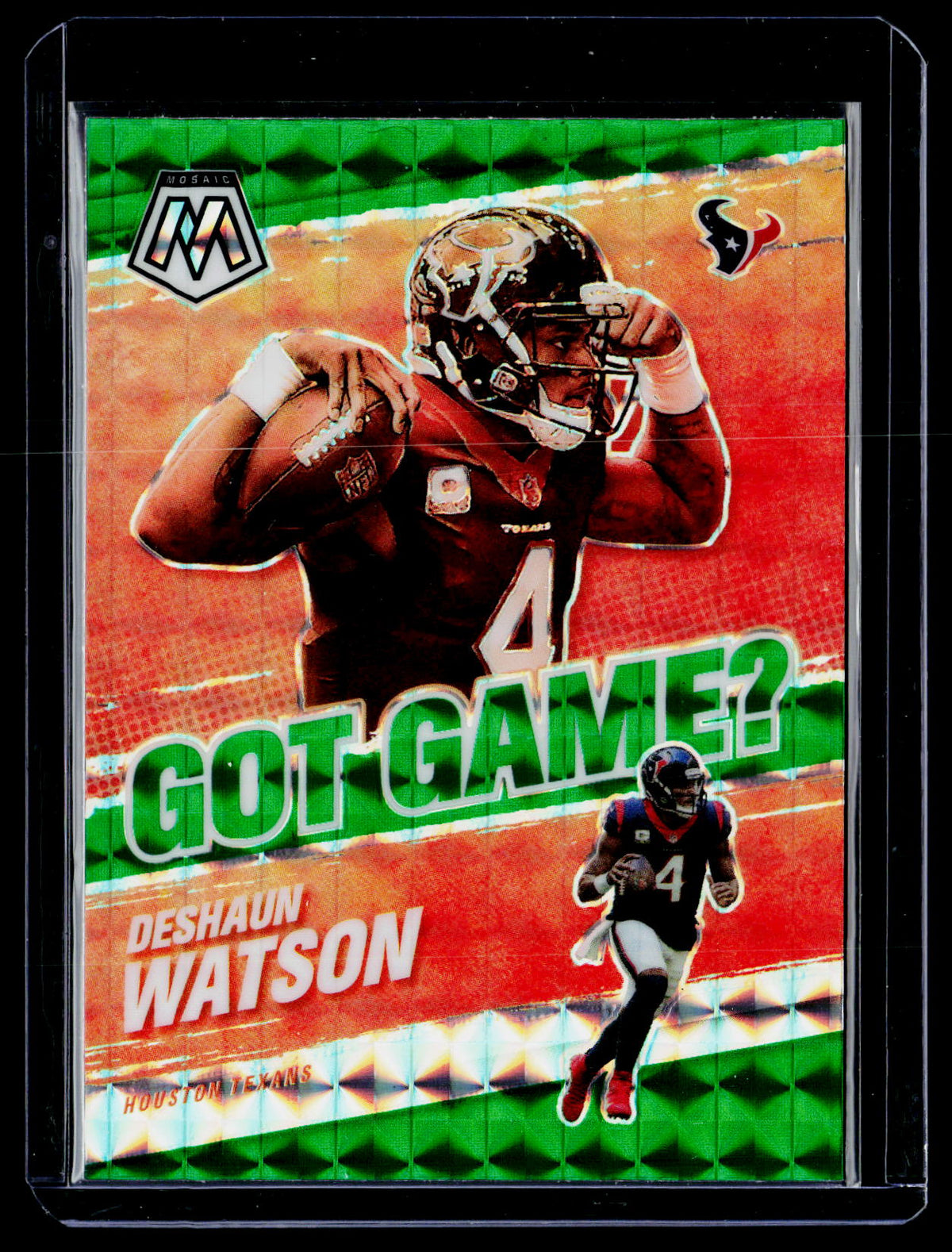 2021 Panini Mosaic Football Got Game? Deshaun Watson GG-3 - front