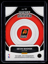 2024-25 Panini Totally Certified On Target Devin Booker #12 Phoenix Suns - back