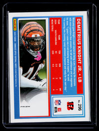 2025 Panini Donruss Optic Rated Rookie Demetrius Knight Jr. #296 - back
