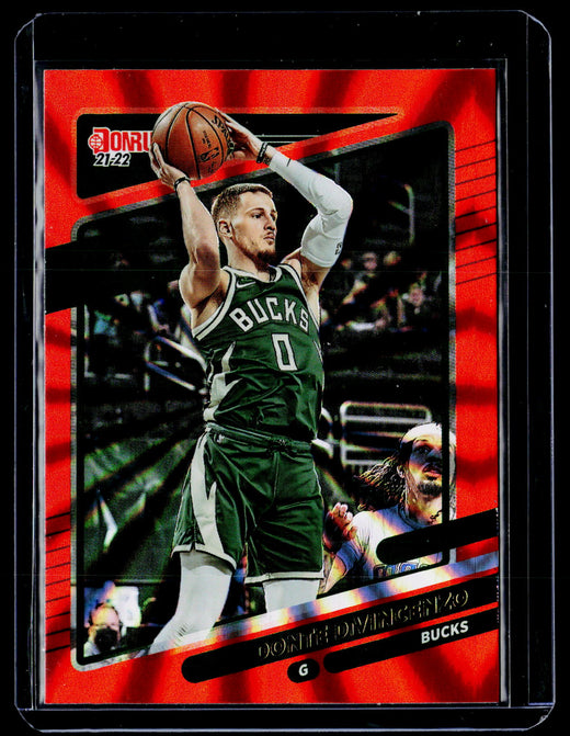 2021-22 Panini Donruss Donte DiVincenzo #94 Milwaukee Bucks - front
