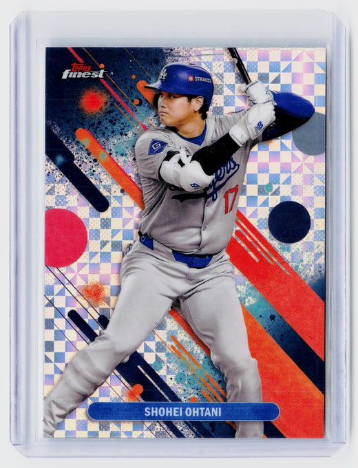 2025 Topps Finest Shohei Ohtani #16 Finest 2024 Major League Performance - front