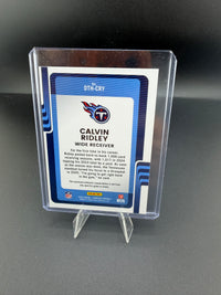 2025 Panini Donruss Threads Calvin Ridley Tennessee Titans Memorabilia Card #DTH-CRY - back