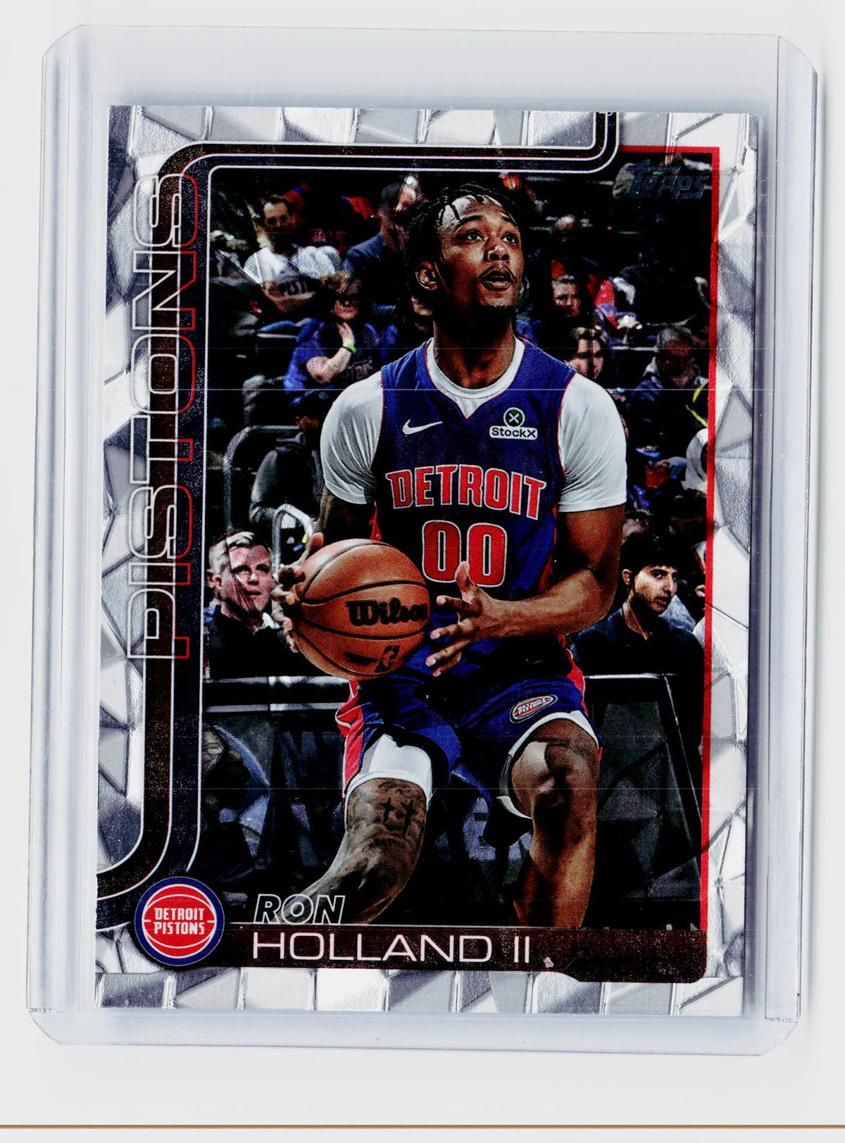2024-25 Topps Chrome Basketball Ron Holland II #42 Detroit Pistons Rookie - front