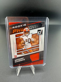 2021 Panini Donruss Rookie Phenom Jersey Anthony Schwartz RC Cleveland Browns - front