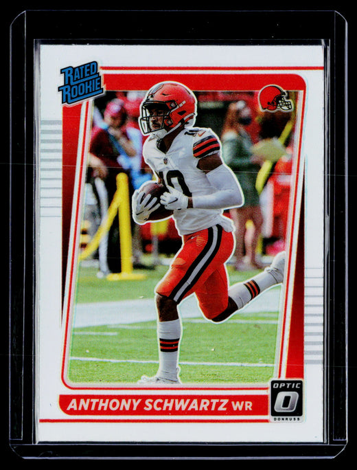 2021 Panini Donruss Optic Rated Rookie Anthony Schwartz #231 Browns - front