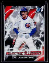 2026 Topps Bowman Chrome Electric Sluggers Pete Crow-Armstrong ES-24 Cubs - front