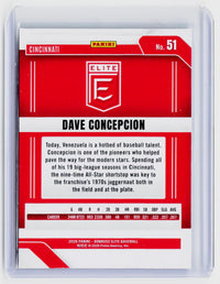 2026 Panini Donruss Elite Baseball Dave Concepcion #51 Cincinnati Reds - back