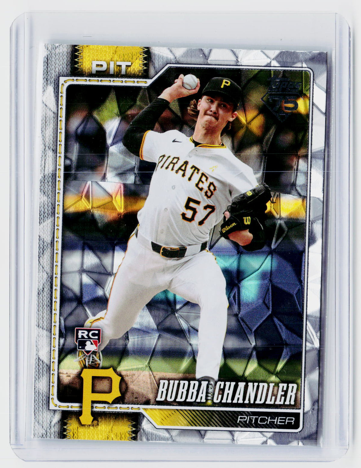 2026 Topps Series One Bubba Chandler RC #283 Pittsburgh Pirates - front