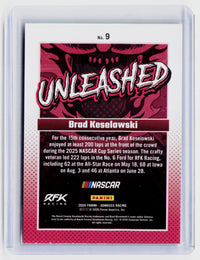 2026 Panini Donruss Racing Unleashed #9 Brad Keselowski - back
