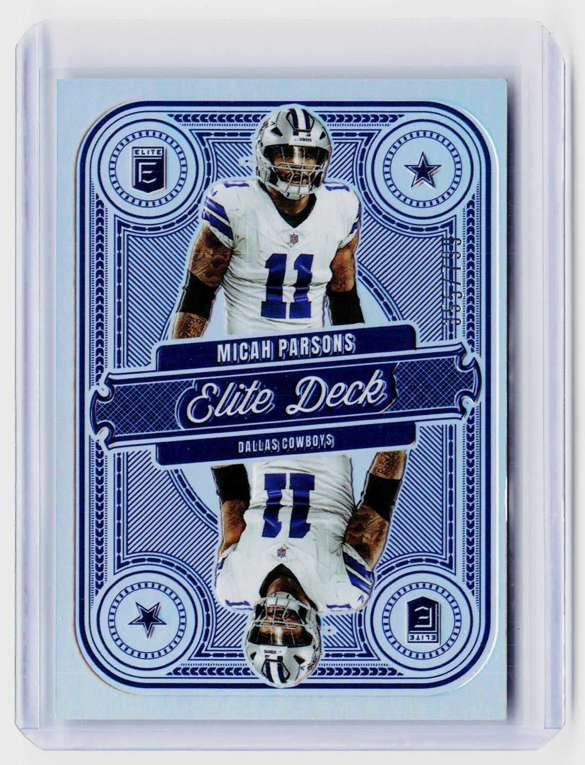 2025 Panini Donruss Elite Elite Deck Micah Parsons #9 Dallas Cowboys - front