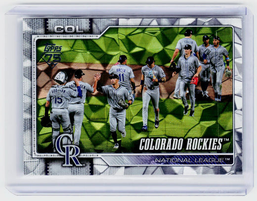 2026 Topps Series 2 Colorado Rockies Team Card #508 - front