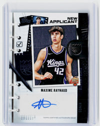 2025 Topps New Applicants Autographs Maxime Raynaud RC Auto NA-MR - front