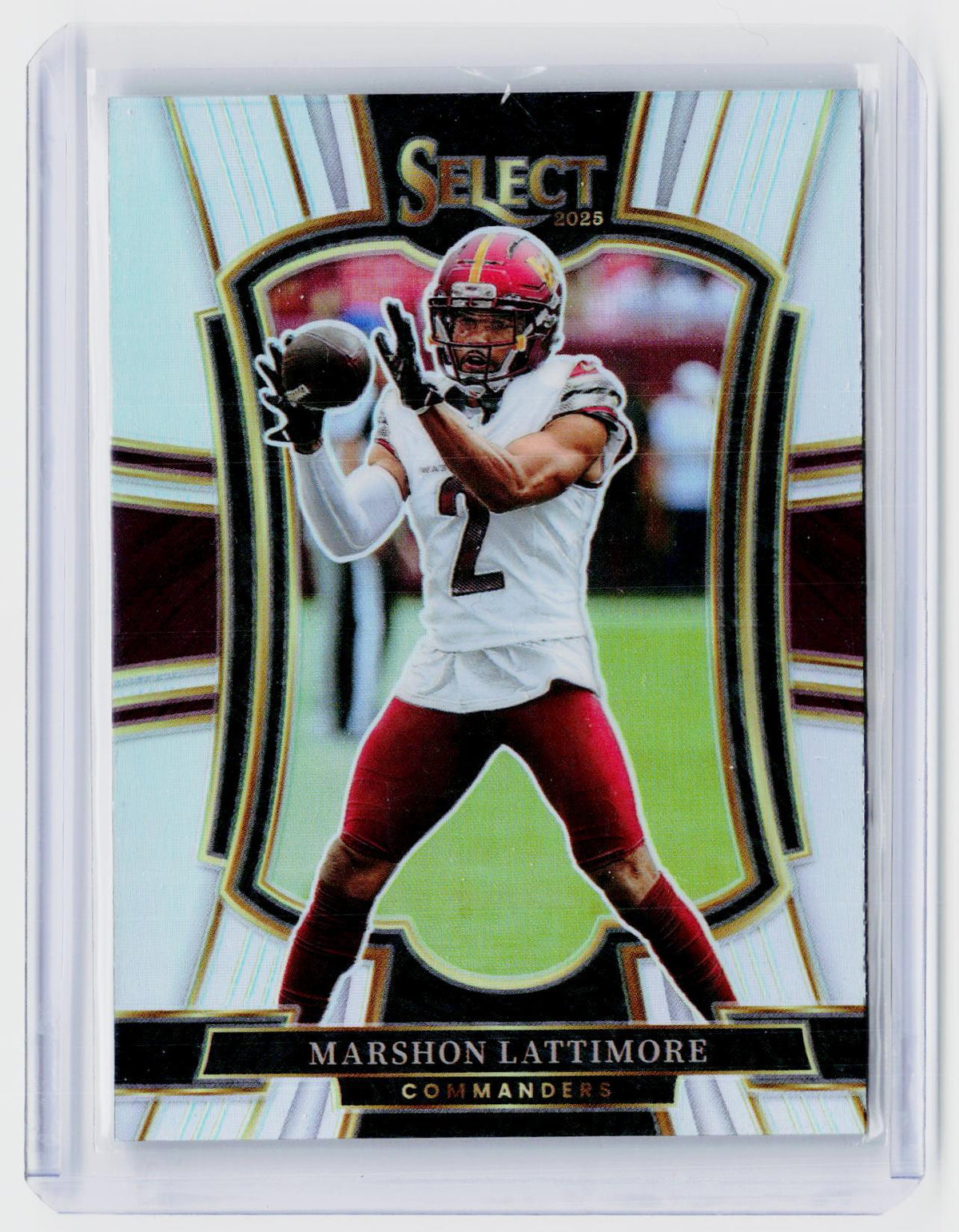 2025 Panini Select Football MarShon Lattimore Premier Level #189 Washington Commanders - front