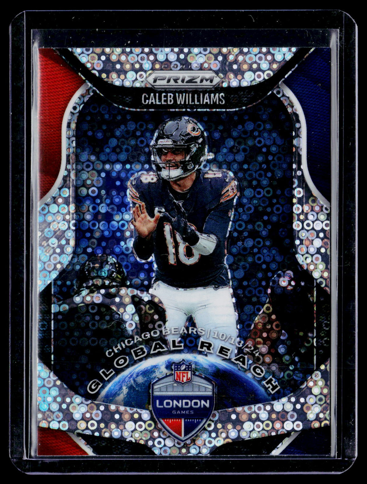 2025 Panini Prizm Football Global Reach #5 Caleb Williams Chicago Bears - front