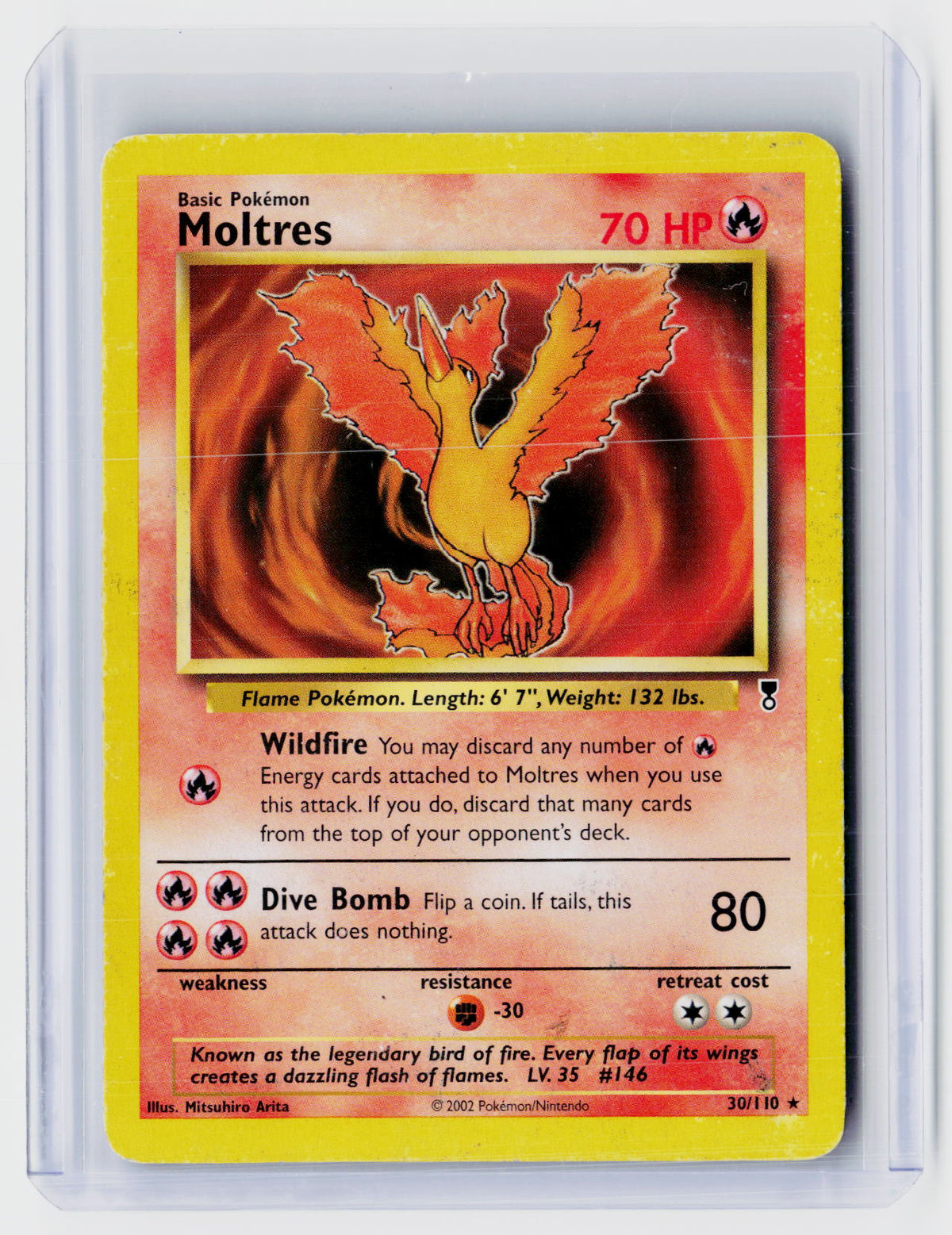 2002 Pokémon Legendary Collection Moltres 30/110 - front