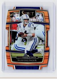 2021 Panini Select Football Concourse Orange Prizm Rookie #98 Sam Ehlinger /249 - front