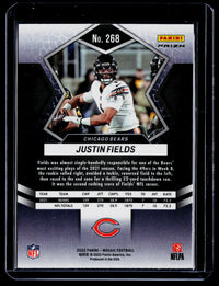 2022 Panini Mosaic Football Justin Fields #268 Chicago Bears - back
