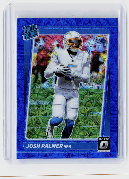 2021 Panini Donruss Optic Josh Palmer Rated Rookie Blue Hyper #229 - front