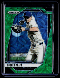 2025 Panini Prizm Baseball Cooper Pratt #6 Green Scope /75 - front