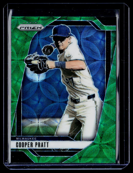2025 Panini Prizm Baseball Cooper Pratt #6 Green Scope /75 - front