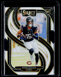 2024 Panini Select Football Rome Odunze Premier Level Rookie Card #136 Chicago Bears - front
