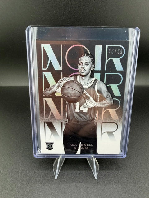 2025-26 Panini Noir Asa Newell Rookie #13 /49 Atlanta - front
