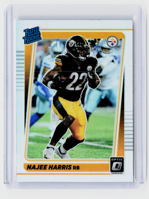 2021 Panini Donruss Optic Rated Rookie #213 Najee Harris Pittsburgh Steelers - front