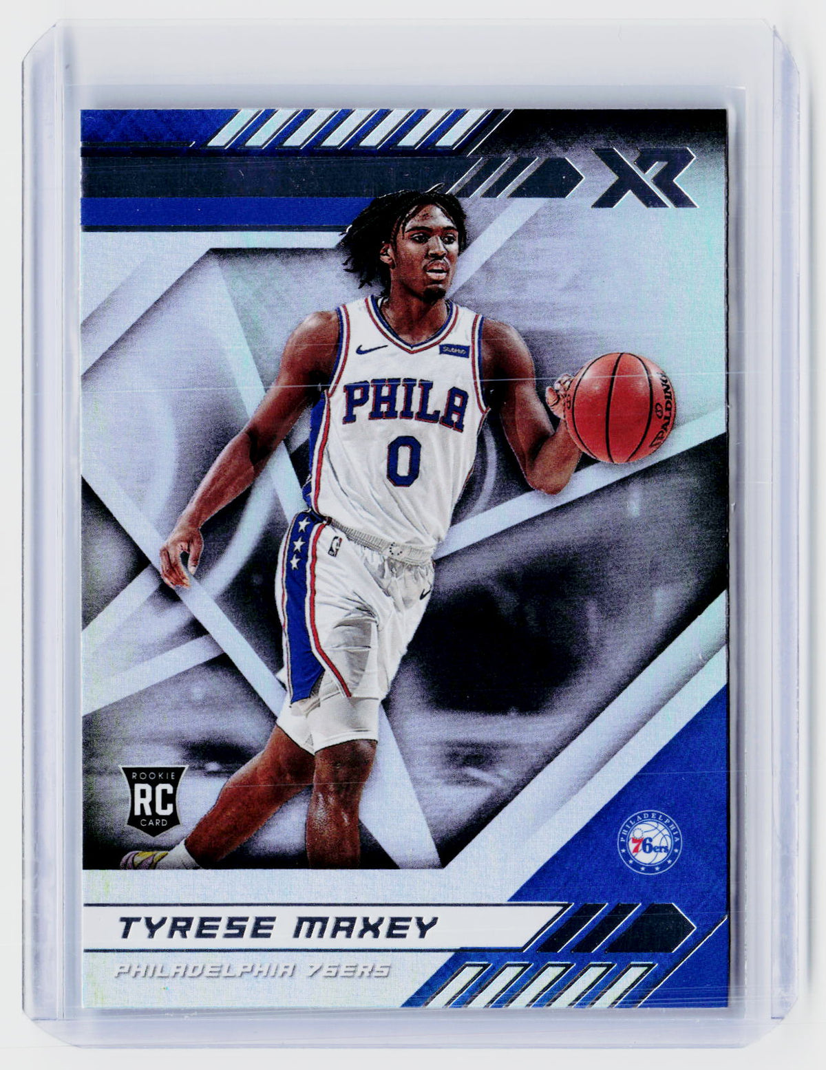 2020-21 Panini Chronicles XR Tyrese Maxey Rookie Card #271 Philadelphia 76ers - front