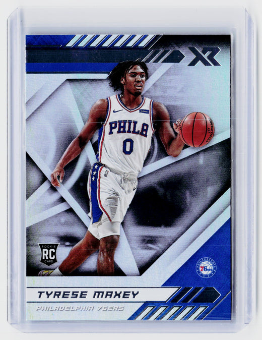 2020-21 Panini Chronicles XR Tyrese Maxey Rookie Card #271 Philadelphia 76ers - front