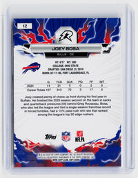 2026 Topps R Joey Bosa Buffalo Bills #12 - back