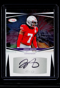 2025 SAGE Autograph Jordan Hancock A-JH Ohio State Football Card - front
