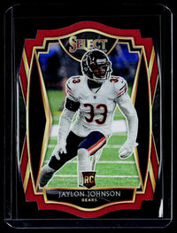 2020 Panini Select Football Jaylon Johnson Premier Level Rookie Card #195 Bears - front
