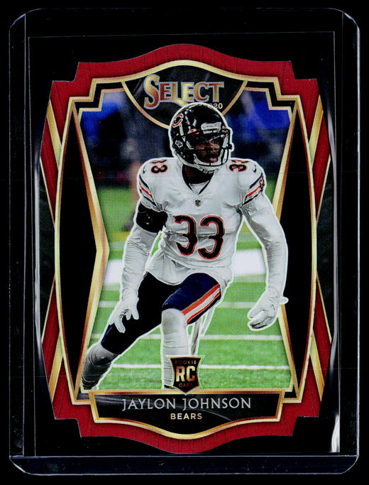 2020 Panini Select Football Jaylon Johnson Premier Level Rookie Card #195 Bears - front