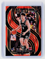 2024-25 Panini Select Basketball Yongxi "Jacky" Cui Premier Level Rookie #176 - front