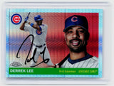 2025 Topps Chrome Derrek Lee Chicago Cubs X-Fractor Autograph #424 - front