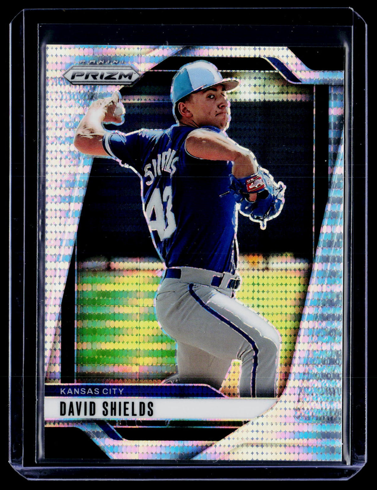 2025 Panini Prizm Baseball David Shields Prizms Pulsar #270 449/499 - front