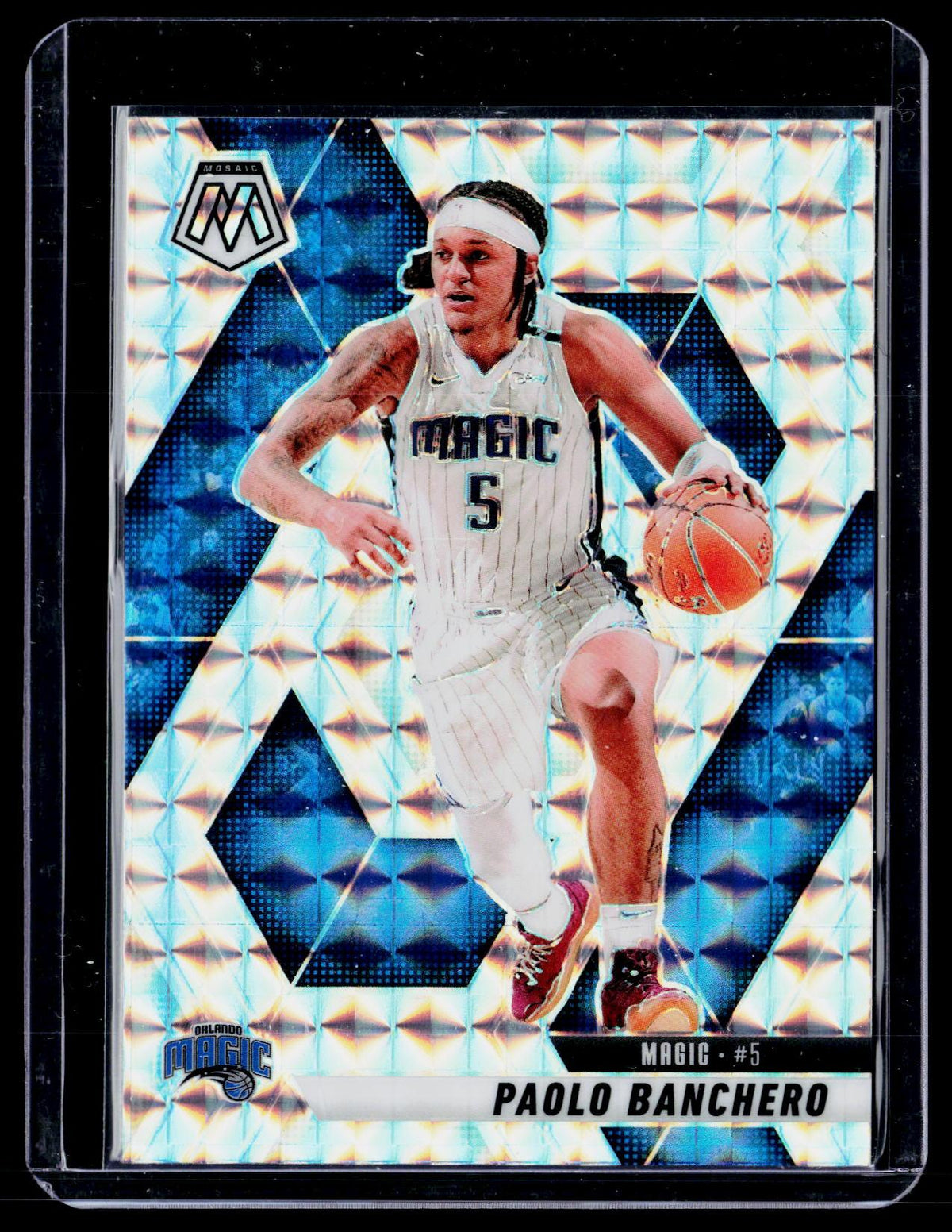 2024-25 Panini Mosaic Basketball Paolo Banchero #1 Orlando Magic - front