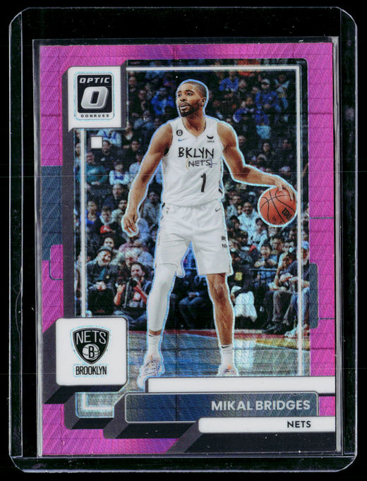 2022-23 Panini Donruss Optic Basketball Mikal Bridges #108 Brooklyn Nets - front
