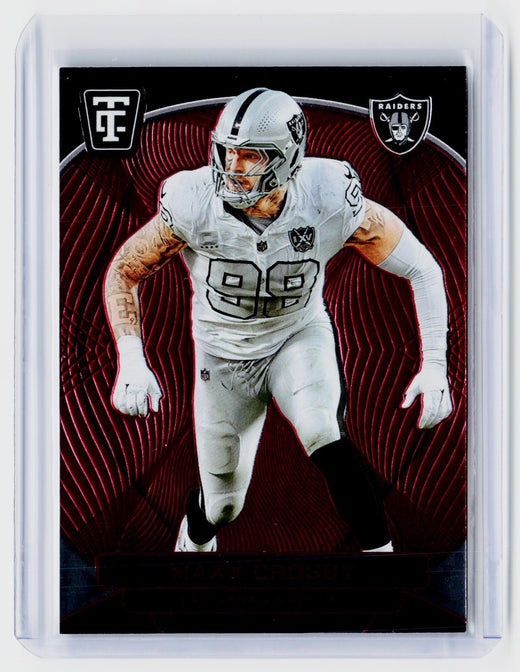 2024 Panini Totally Certified Football Maxx Crosby #47 Las Vegas Raiders - front