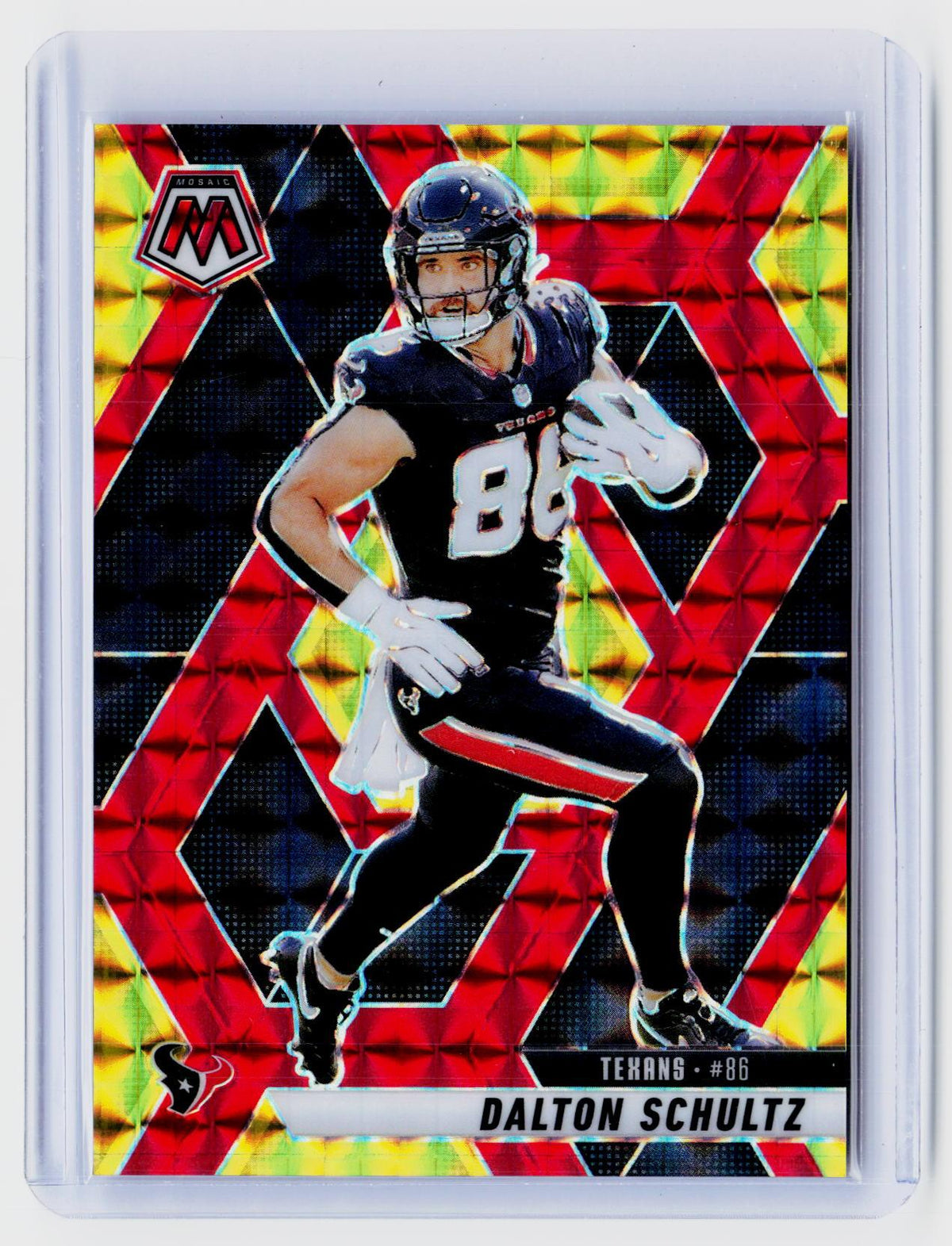 2025 Panini Mosaic Football Dalton Schultz Houston Texans #85 - front