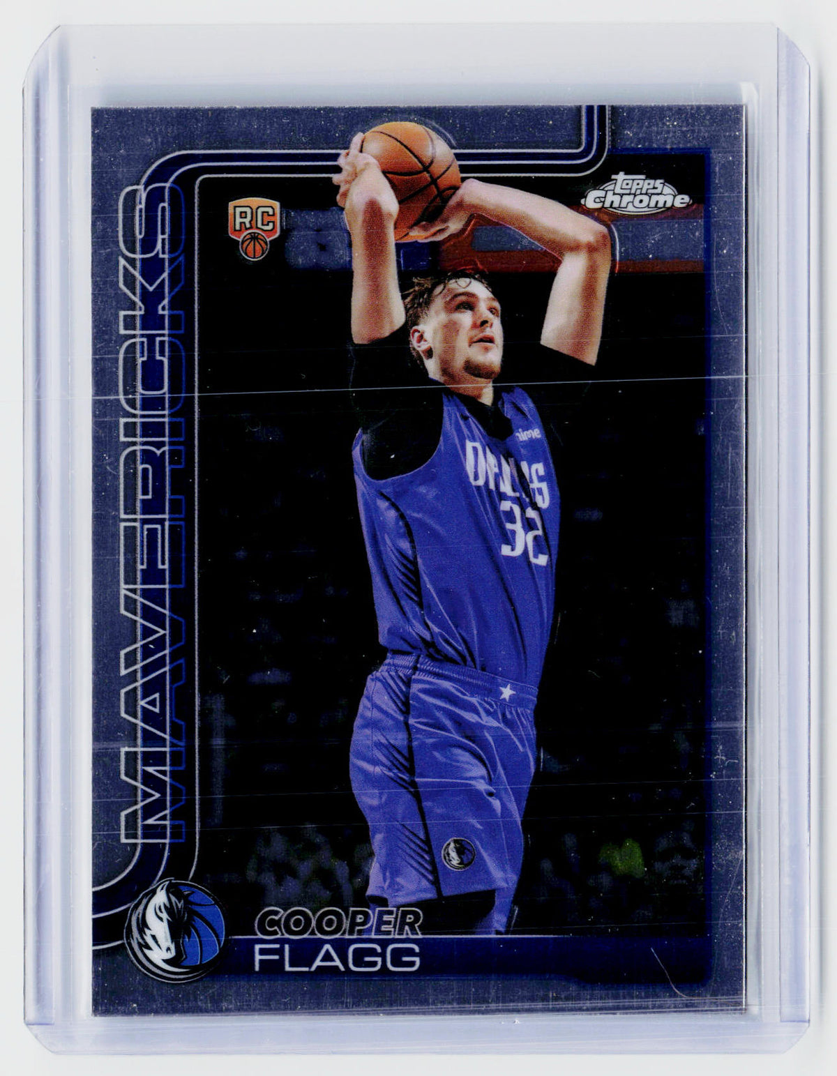 2025 Topps Chrome Basketball Cooper Flagg RC #251 Dallas Mavericks - front