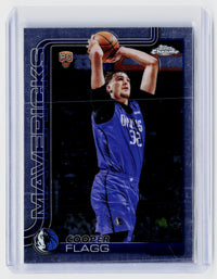 2025 Topps Chrome Basketball Cooper Flagg RC #251 Dallas Mavericks - front