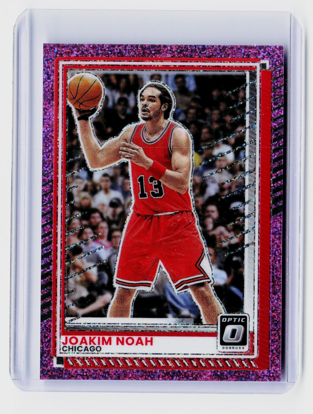 2025-26 Panini Donruss Optic Joakim Noah #171 Prizm Optic Pink Glitter /275 - front