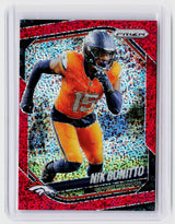 2025 Panini Prizm Football Nik Bonitto #230 Denver Broncos - front