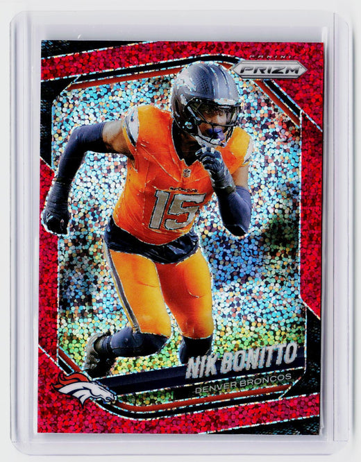 2025 Panini Prizm Football Nik Bonitto #230 Denver Broncos - front