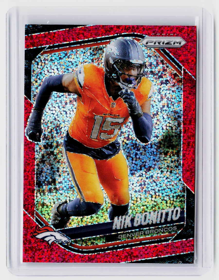 2025 Panini Prizm Football Nik Bonitto #230 Denver Broncos - front