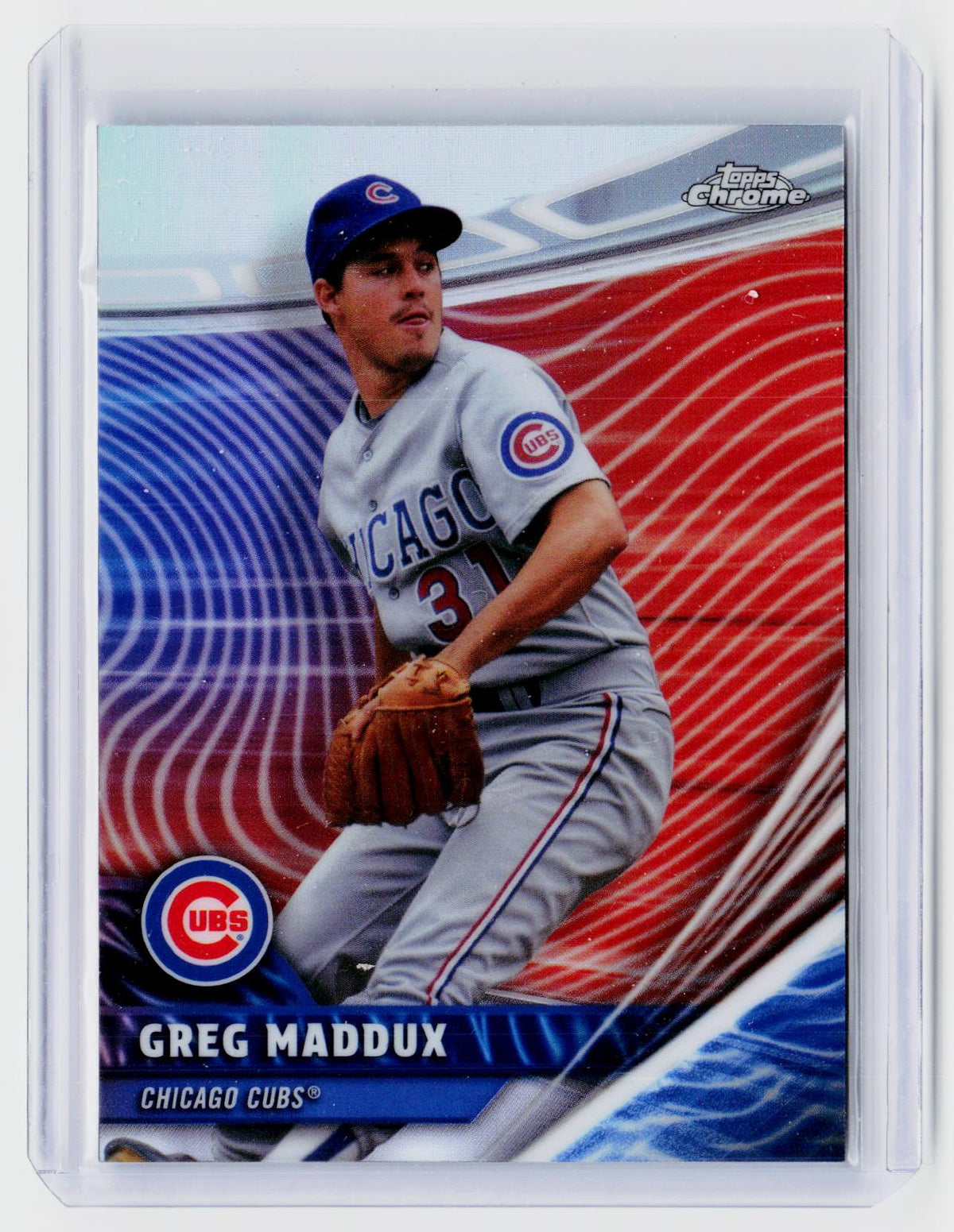 2026 Topps Chrome Chrome Rivals RVA-23 Greg Maddux Chicago Cubs - front