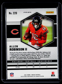 2021 Panini Mosaic Football Allen Robinson II #220 Chicago Bears - back